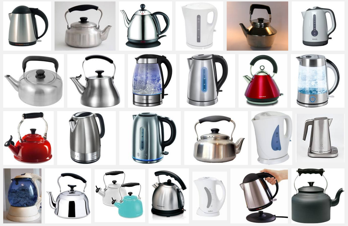 24 different types of kettles